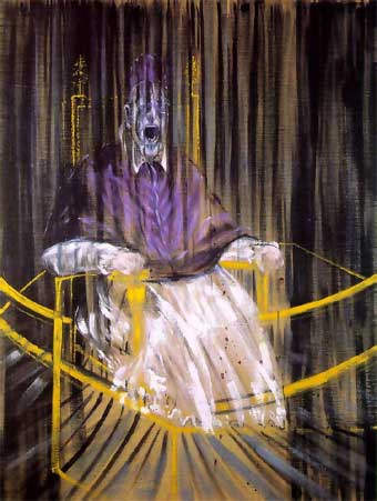 Francis Bacon, El papa Inocencio X  de Velázquez, 1961
