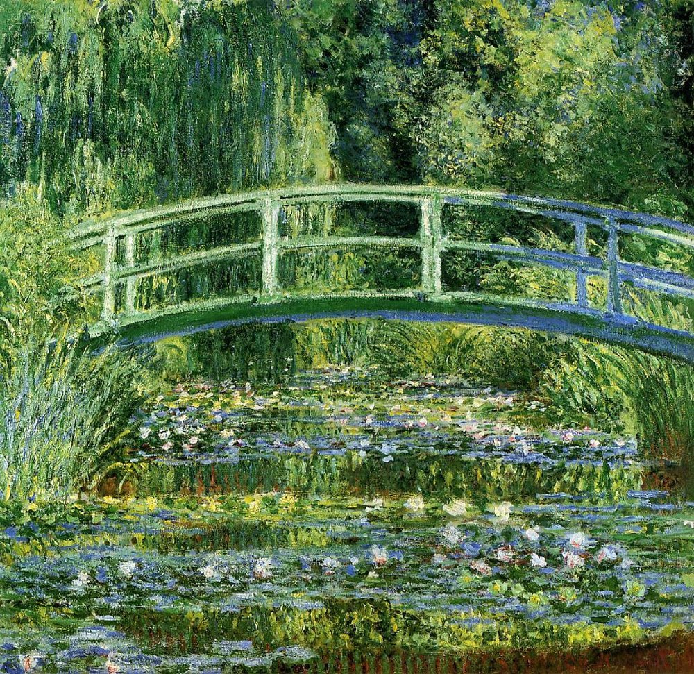 Monet, Water Lilies and Japanese Bridge, 1899
